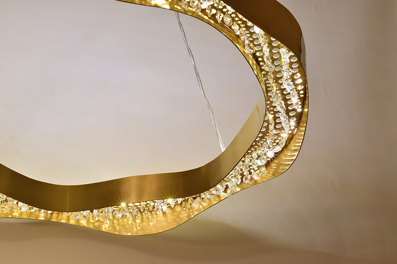 Wave Chandelier 01 by Sahil & Sarthak